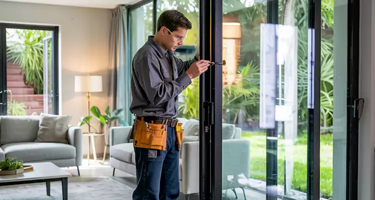Sliding Door Jamb Lock Repair in Glenvar Heights, FL