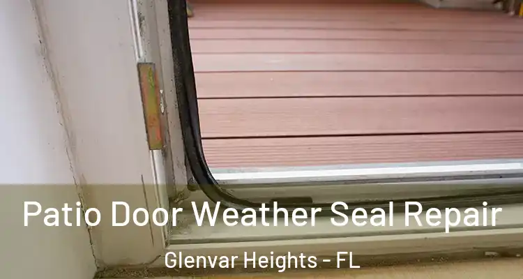  Patio Door Weather Seal Repair Glenvar Heights - FL